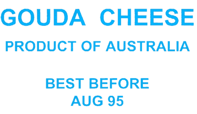 Gouda Cheese sticker
